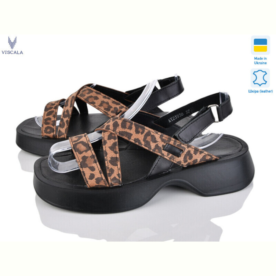 Босоножки Viscala 23938 ч.ш.+кор.нуб.