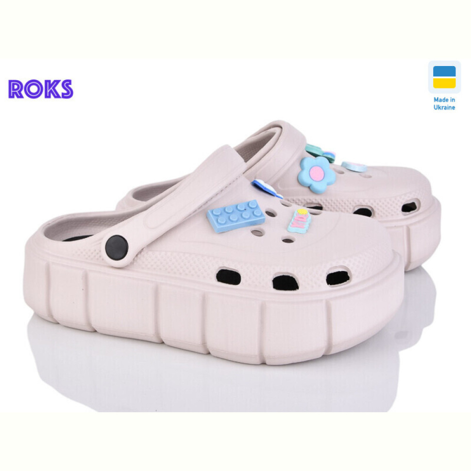 Кроксы Roks 152-9006  беж