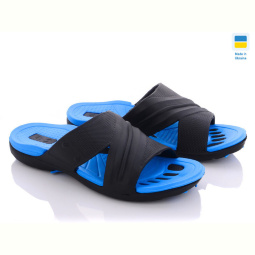 Шлепки Vladimir DS Укр. П16 черно-сині