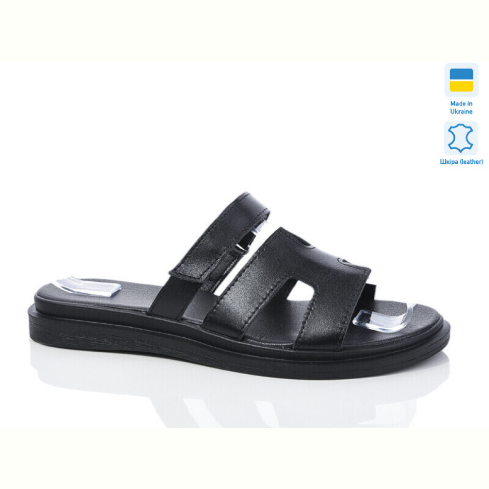 Шлепки Sali 1501-1 чорний к.