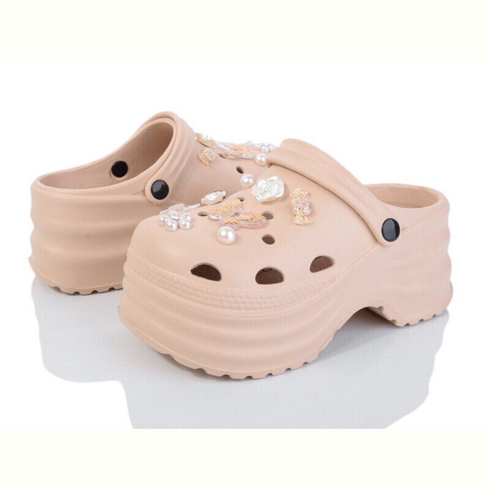 Кроксы Lion-Lu 8899 beige