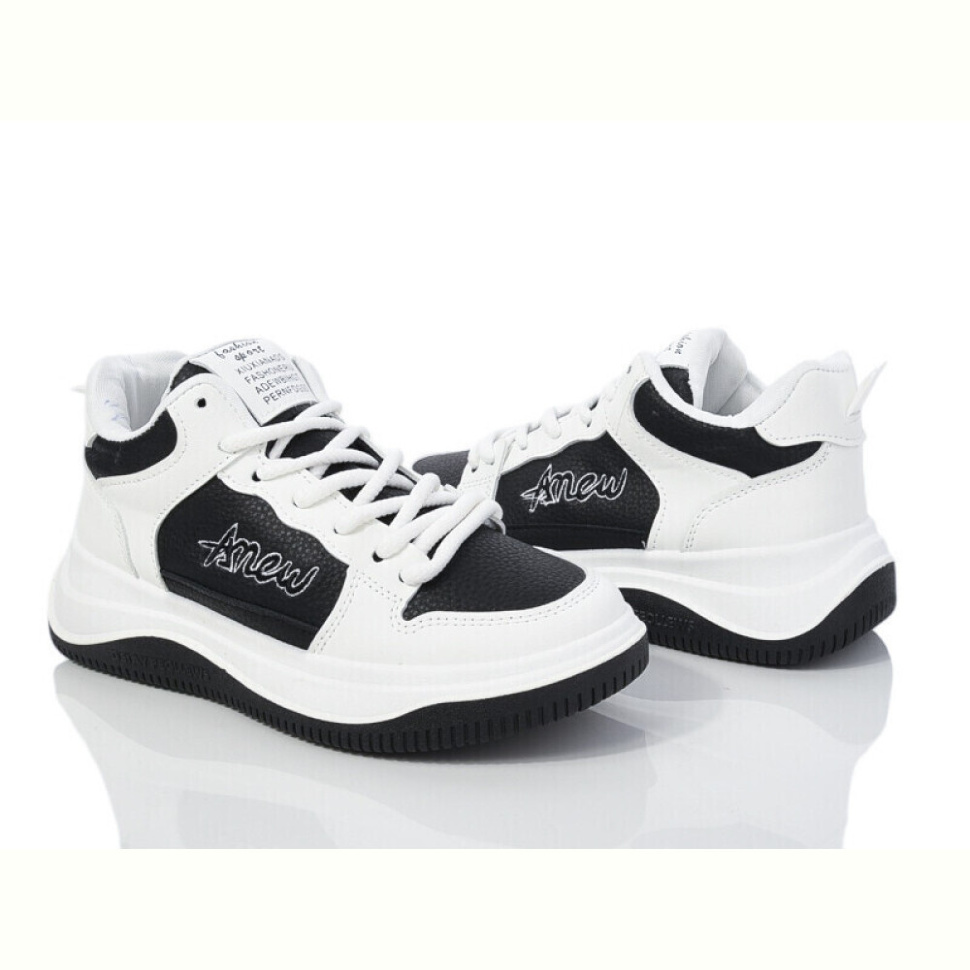 Кроссовки Violeta 149-49 white-black