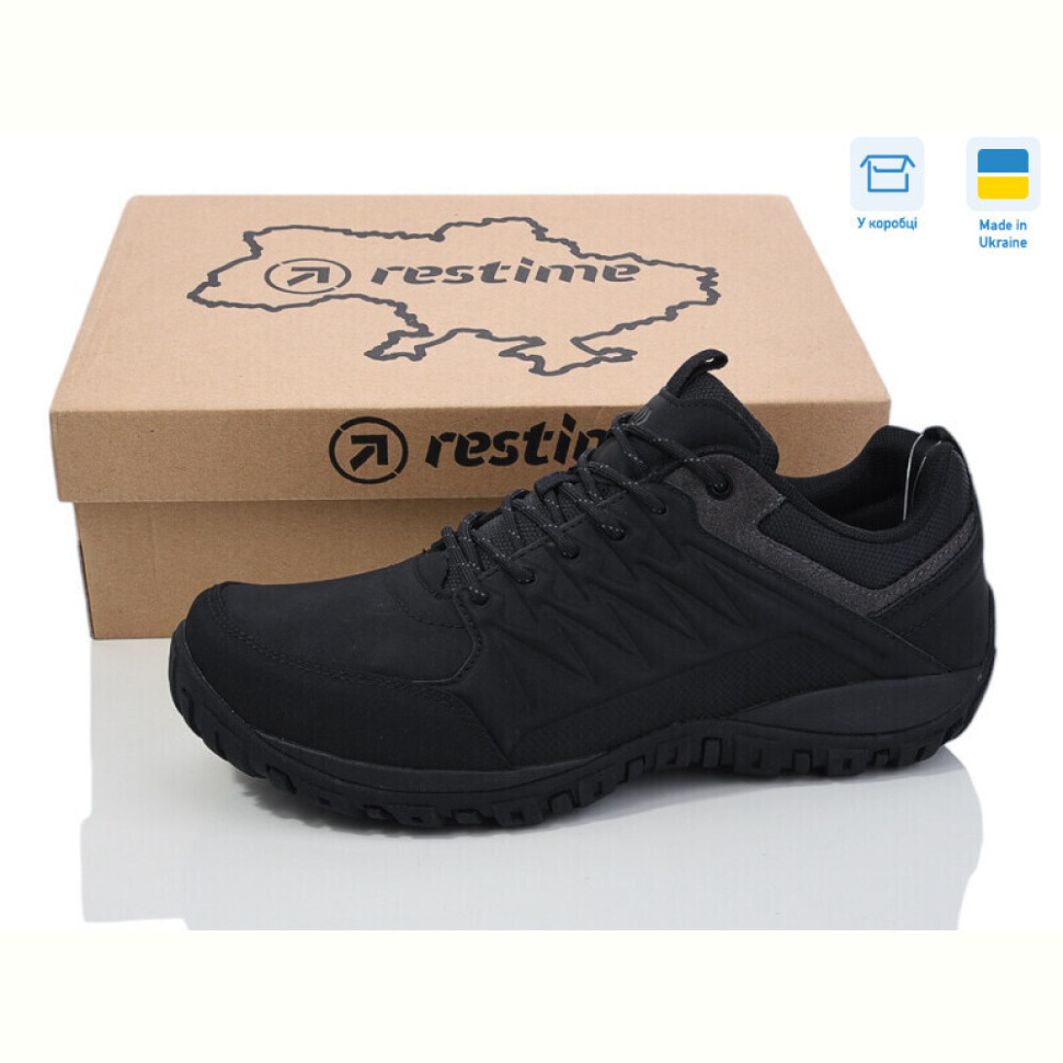 Кроссовки Restime PMB25371 black Кроссовки Restime PMB25371 black