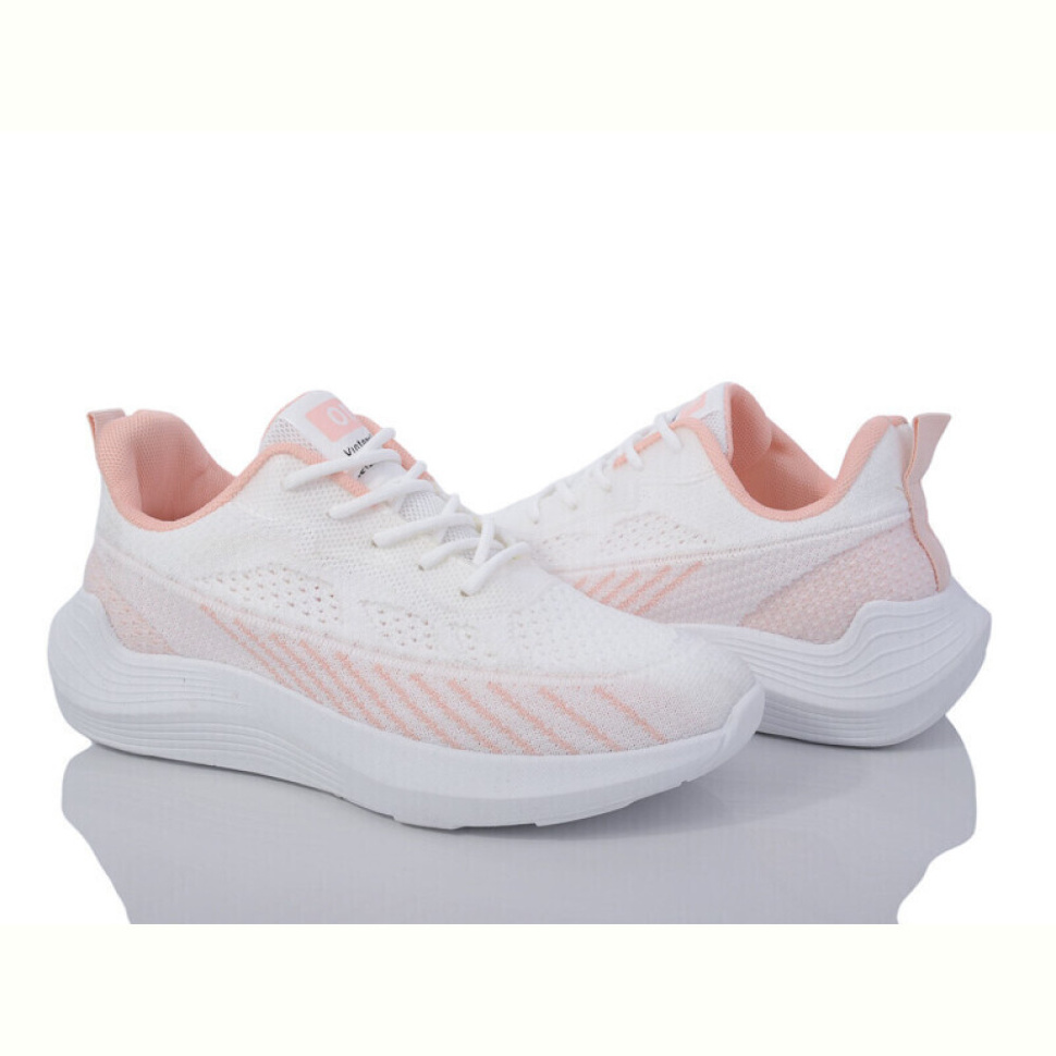 Кроссовки Violeta 176-39 white-orange