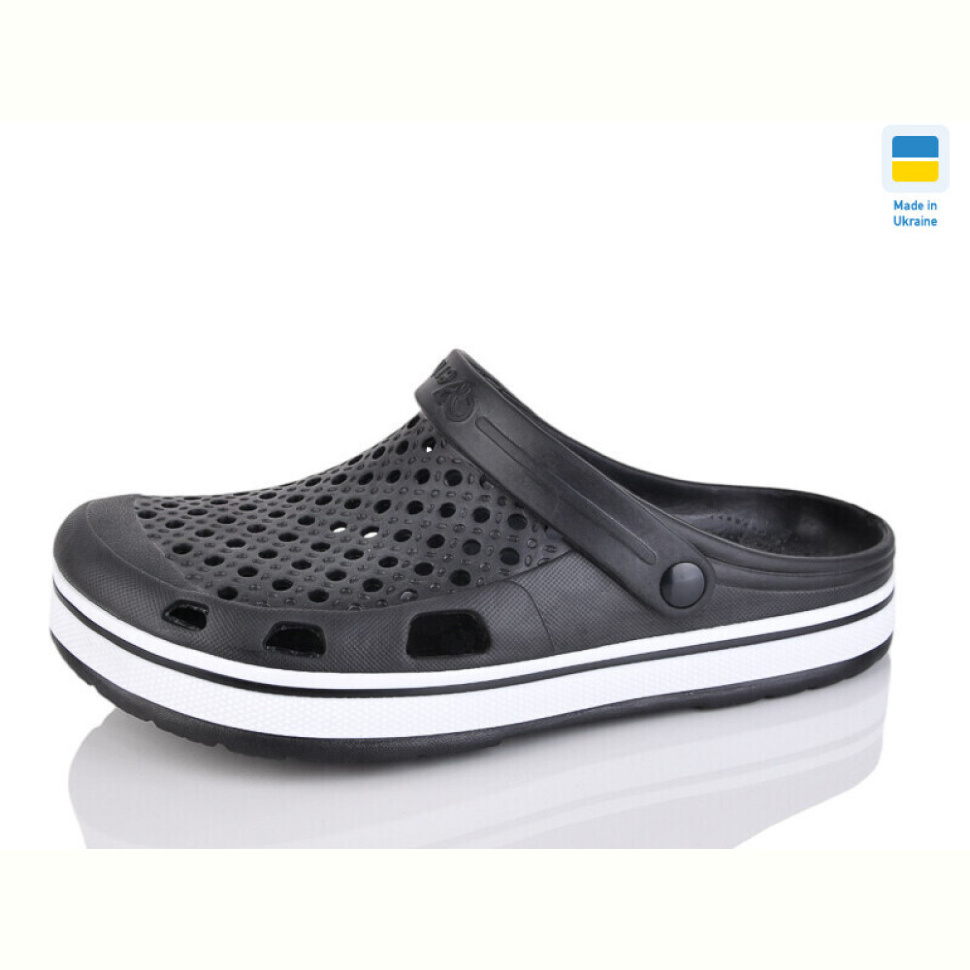 Кроксы Inblue N51 чорний Кроксы Inblue N51 чорний
