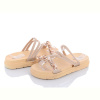 Шлепки Lion D12 бежевий