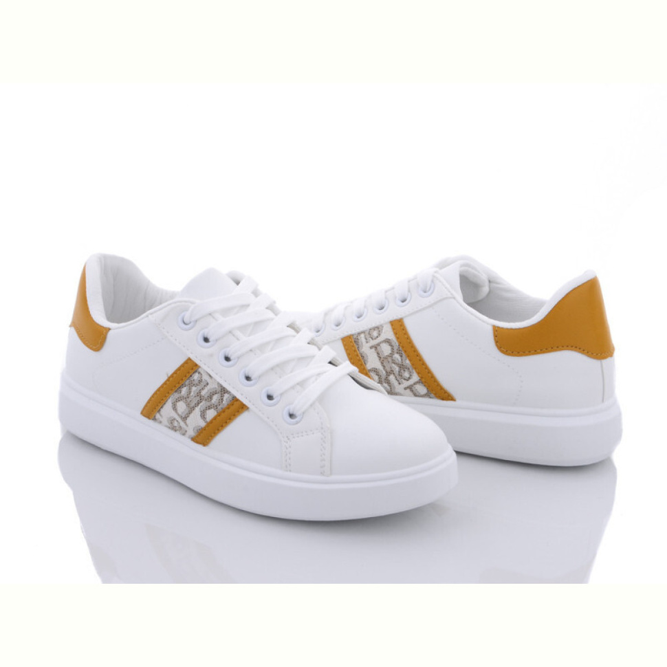 Кроссовки Violeta 92-26 white-yellow