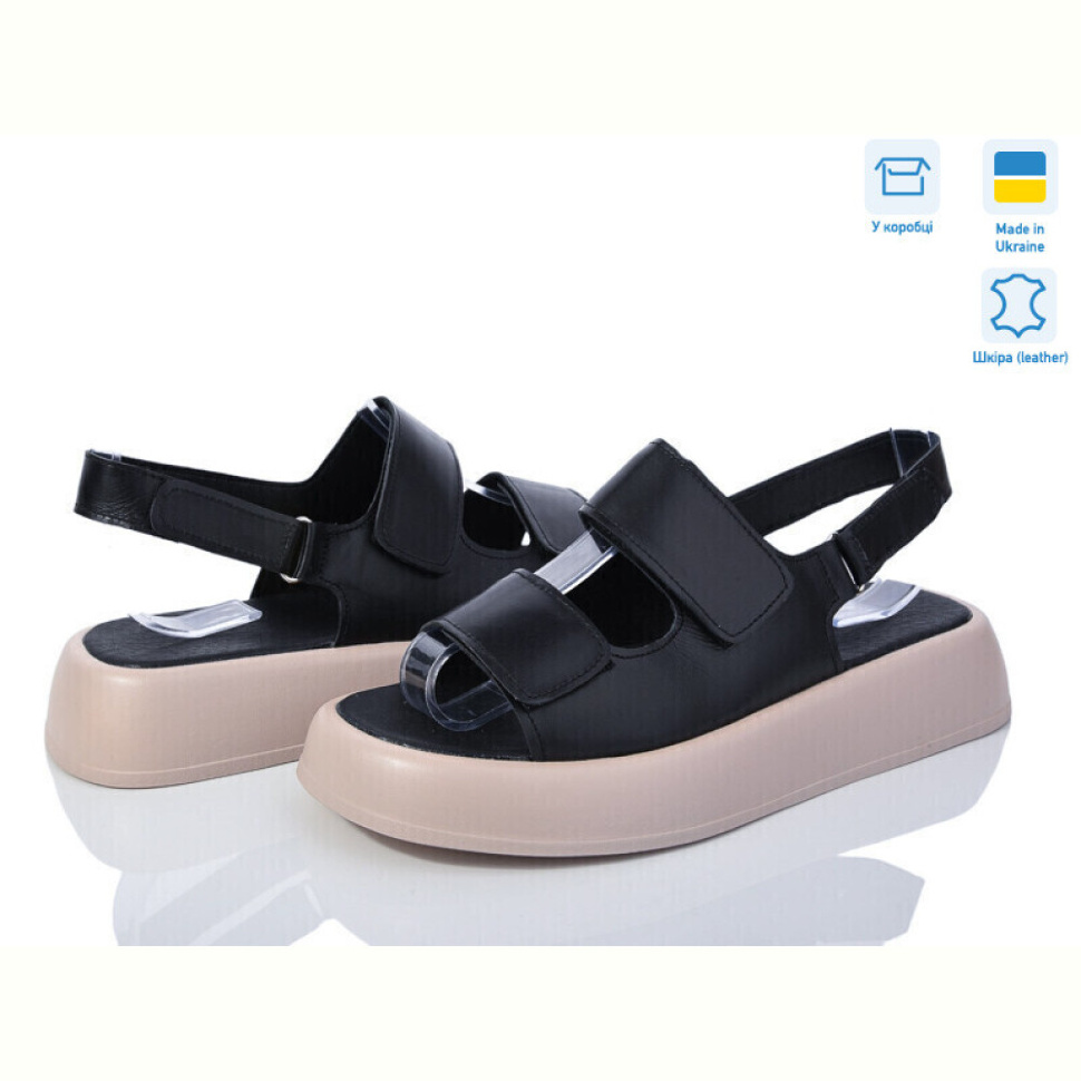 Босоножки A.N.I.One 4077-59К чорний ш.