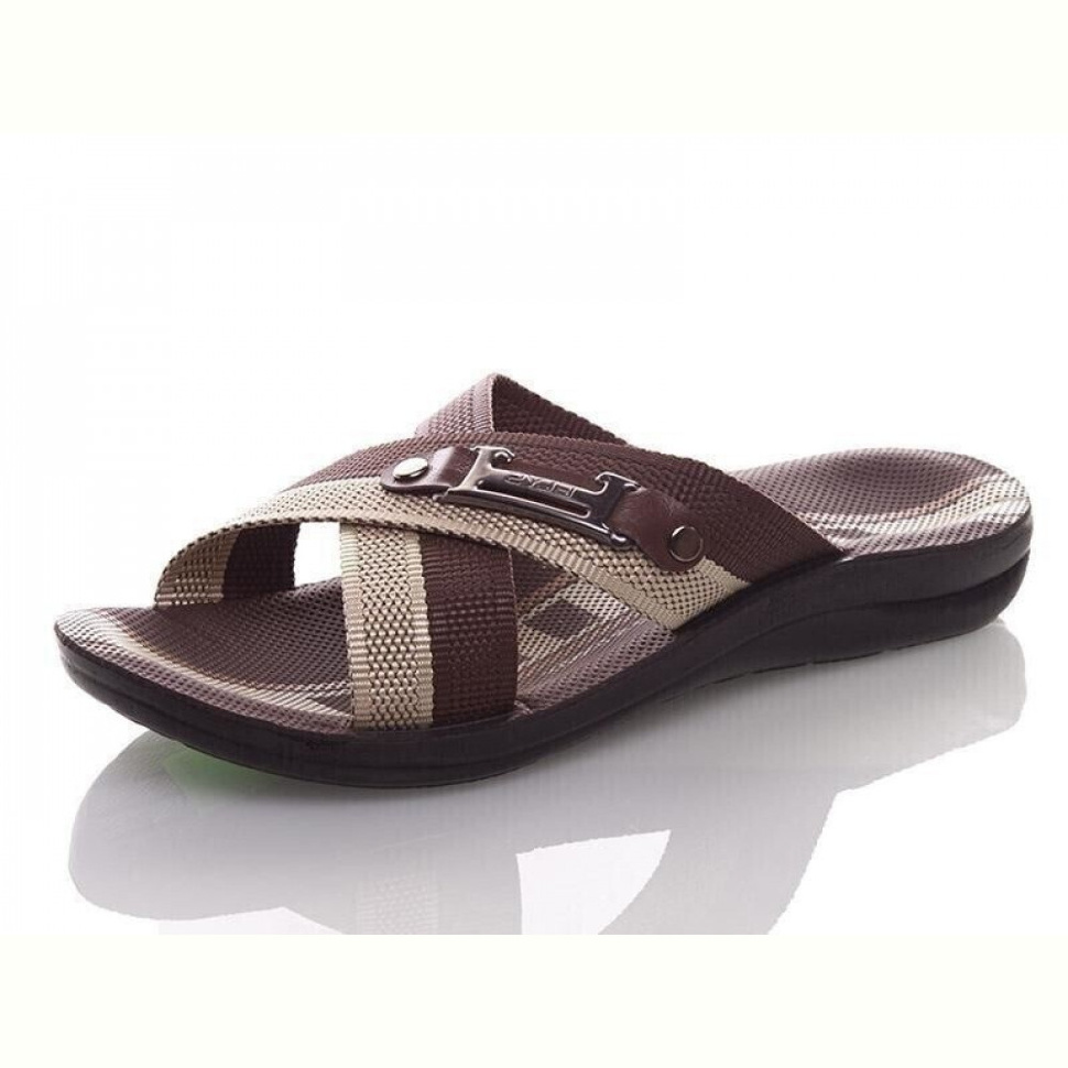 Шлепки Malibu 008 brown Шлепки Malibu 008 brown