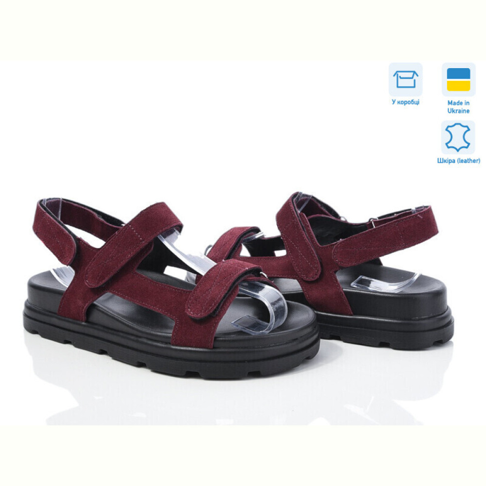 Босоножки G-Aira 6105 бордо з.