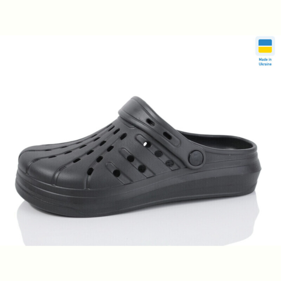 Кроксы Progress Прогрес Ж151 чорний