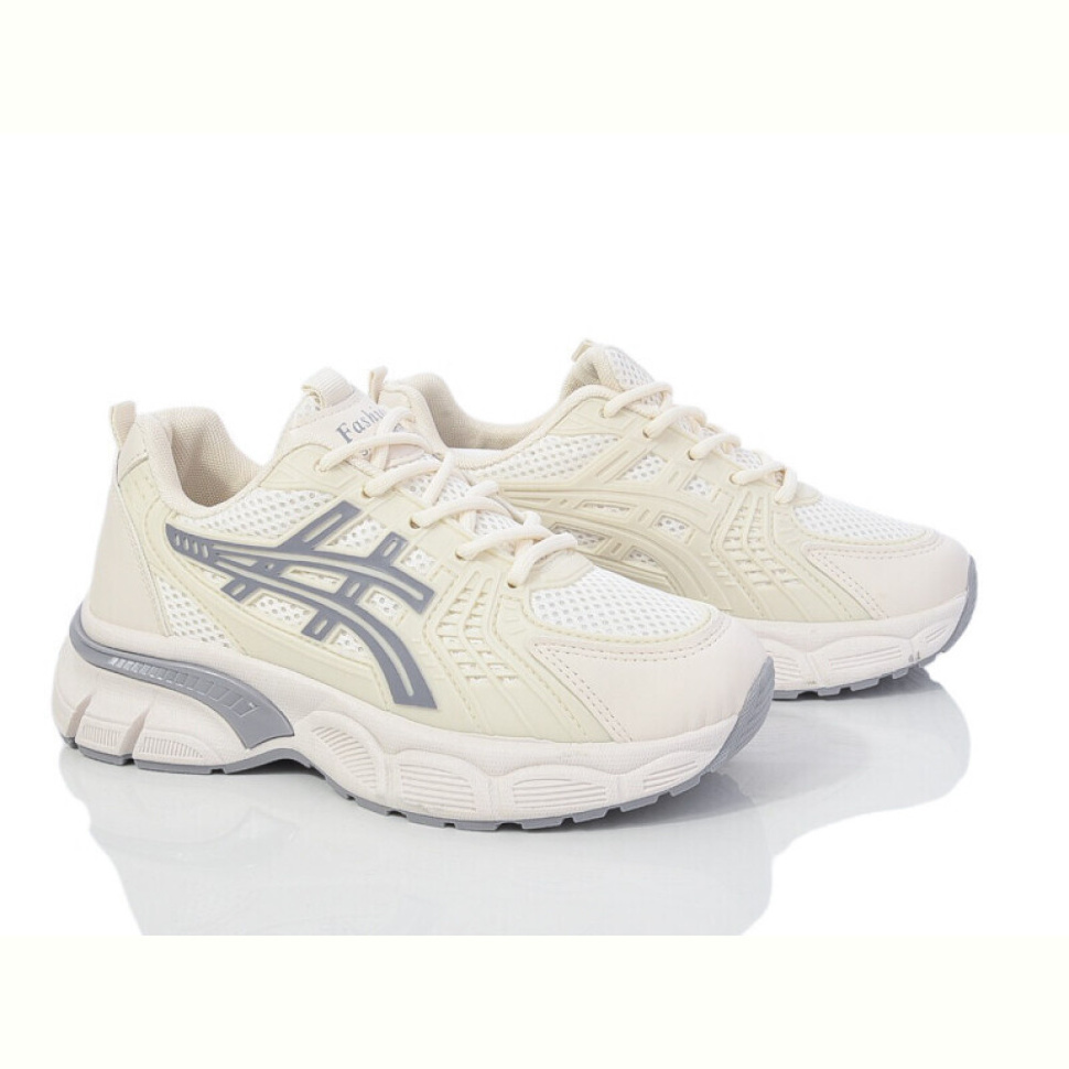 Кроссовки Violeta HD42(172-37) beige-grey