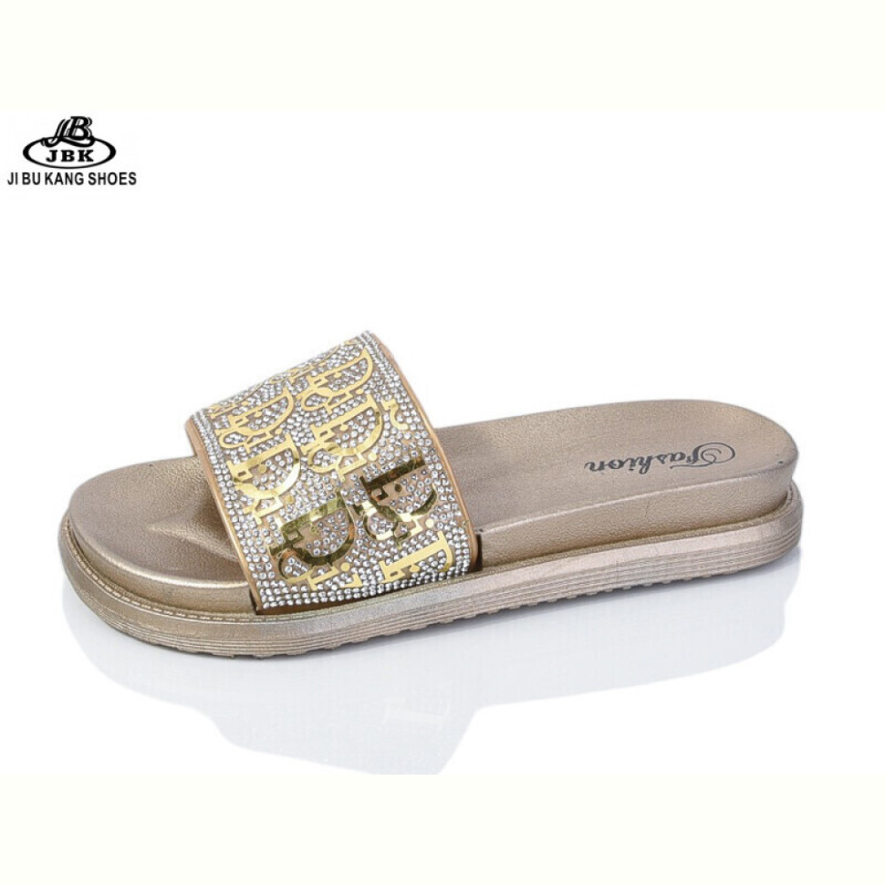 Шлепки Jibukang C888 gold Шлепки Jibukang C888 gold