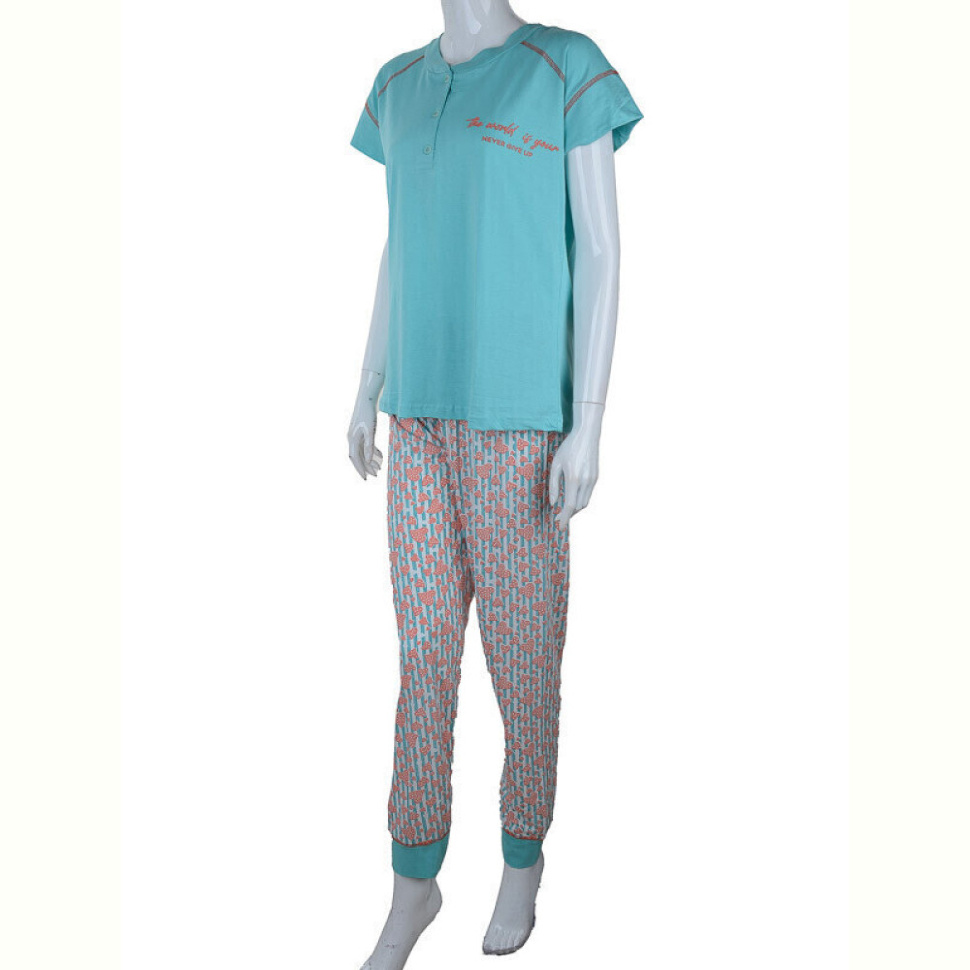 Пижама Obuvok 0004-P9 l.blue (04076)