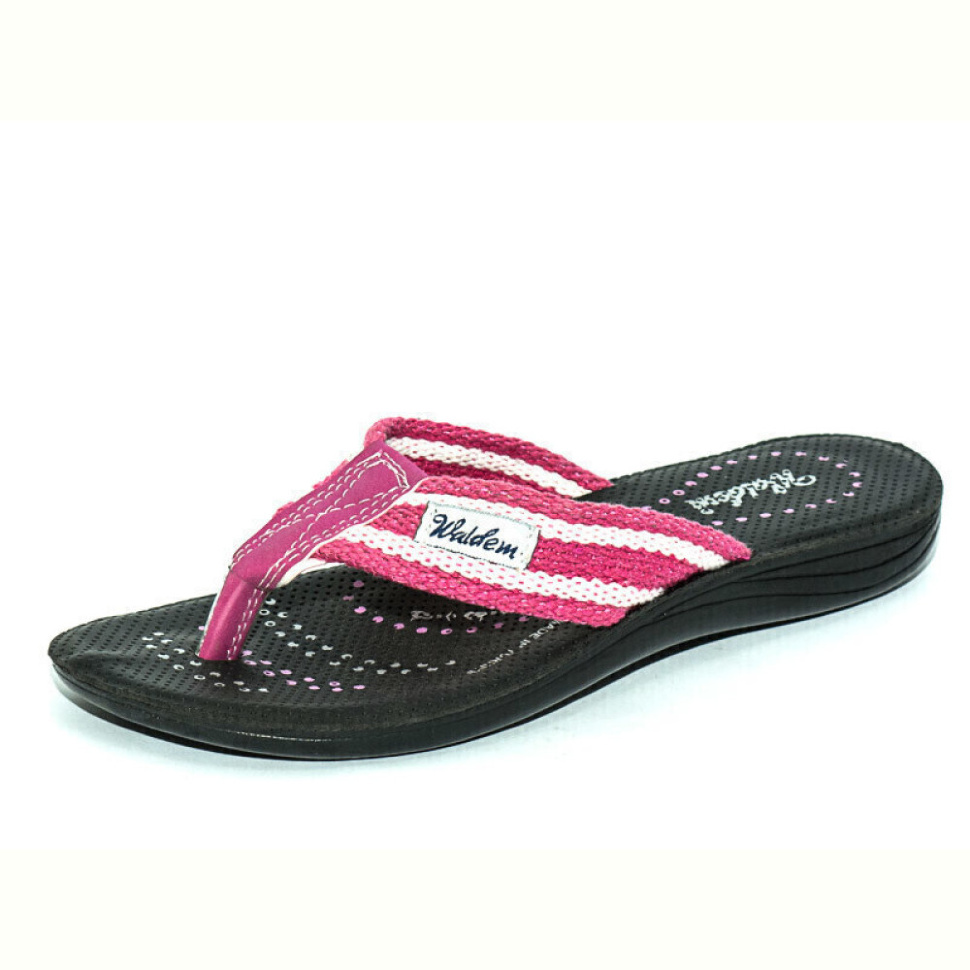 Шлепки Waldem Ж025-3 розово-белый