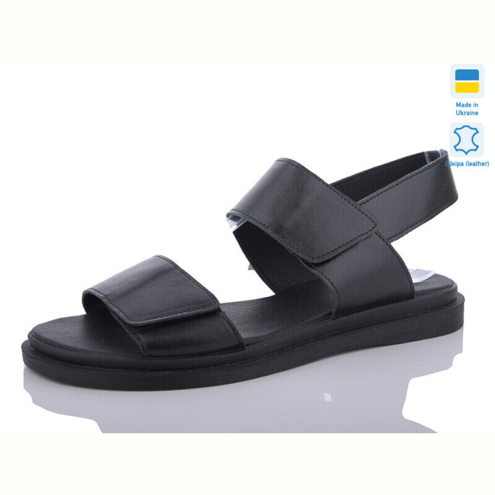 Босоножки Sali 66 чорний батал Босоножки Sali 66 чорний батал