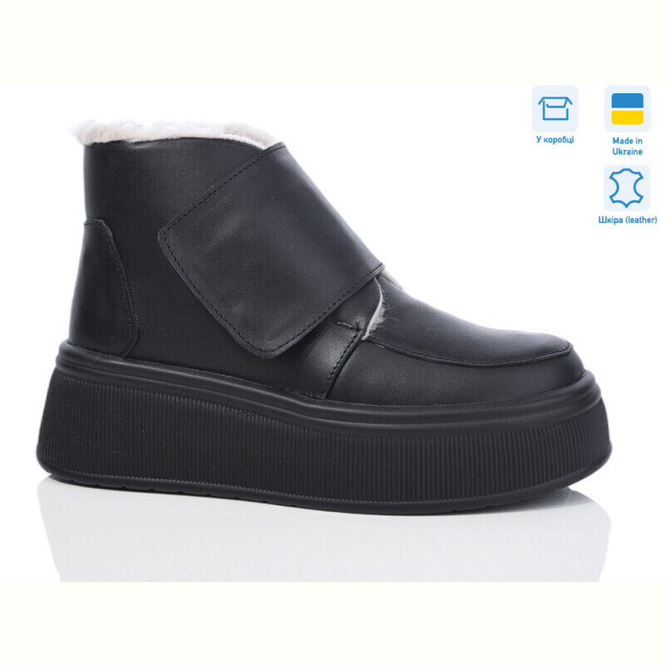 Ботинки Lena 220 чорний к.