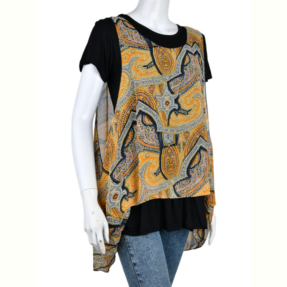 Футболка Obuvok B0107-2 (10909) yellow Футболка Obuvok B0107-2 (10909) yellow