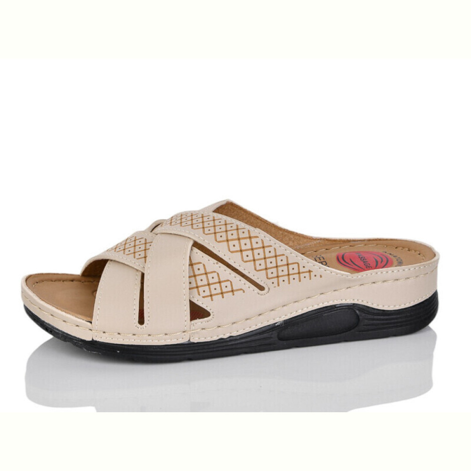 Шлепки DeMur 3001-5 beige