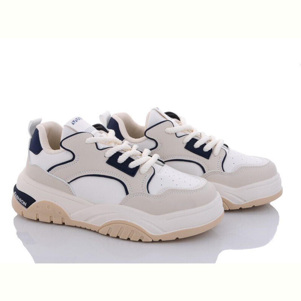 Кроссовки Violeta 149-35 white-beige