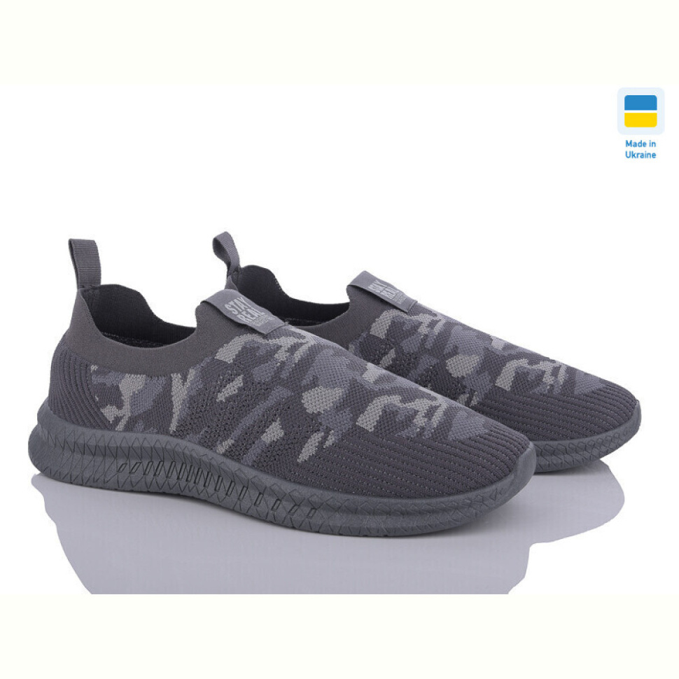 Кроссовки Vladimir Крок К217-4 піксель сірий
