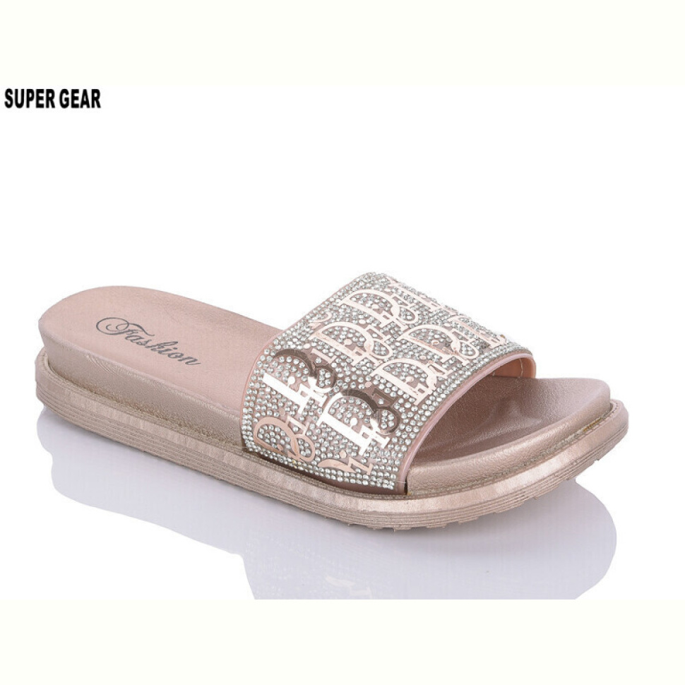 Шлепки Super Gear S888 rose