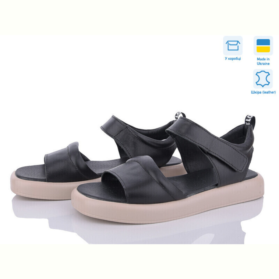 Босоножки A.N.I.One 4064-138 чорний беж