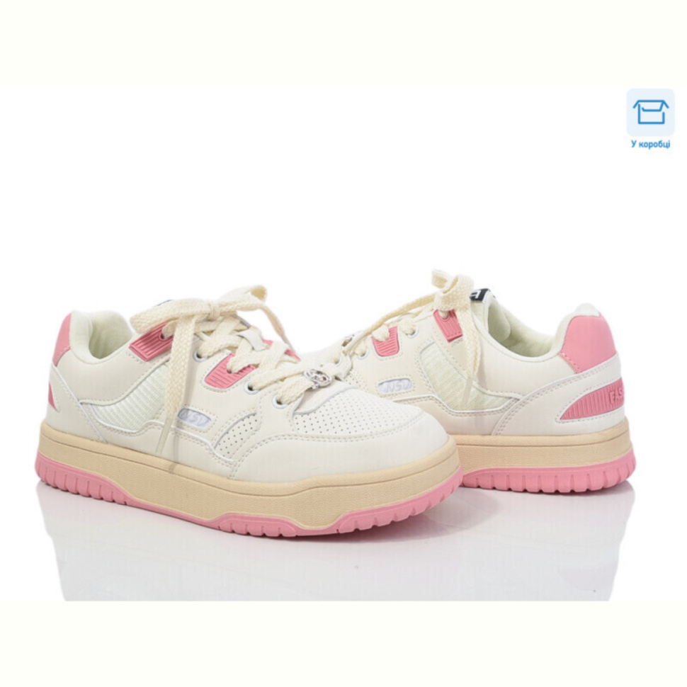 Кроссовки КалориЯ 662 біло-рожевий