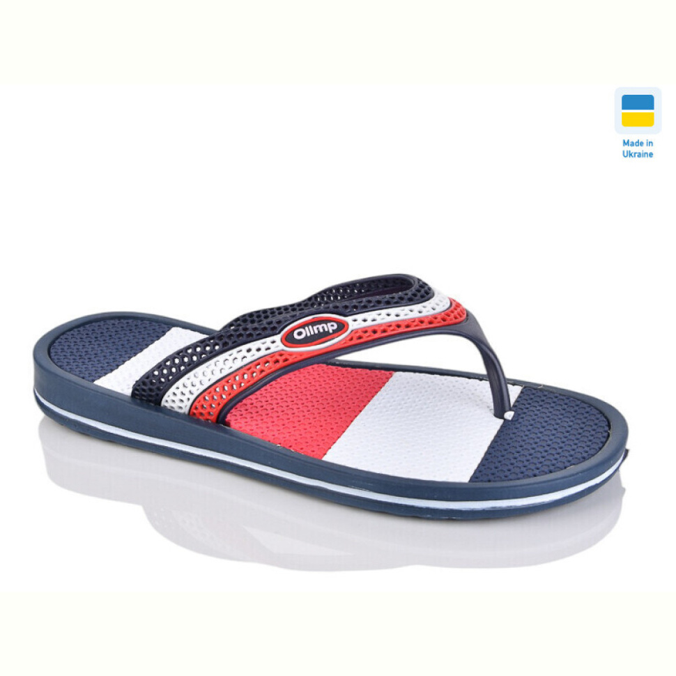 Вьетнамки Lot Shoes 421-2 синій-біл-червон.