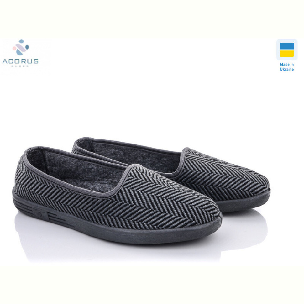 Тапки Acorus Киев ёлка серый Тапки Acorus Киев ёлка серый