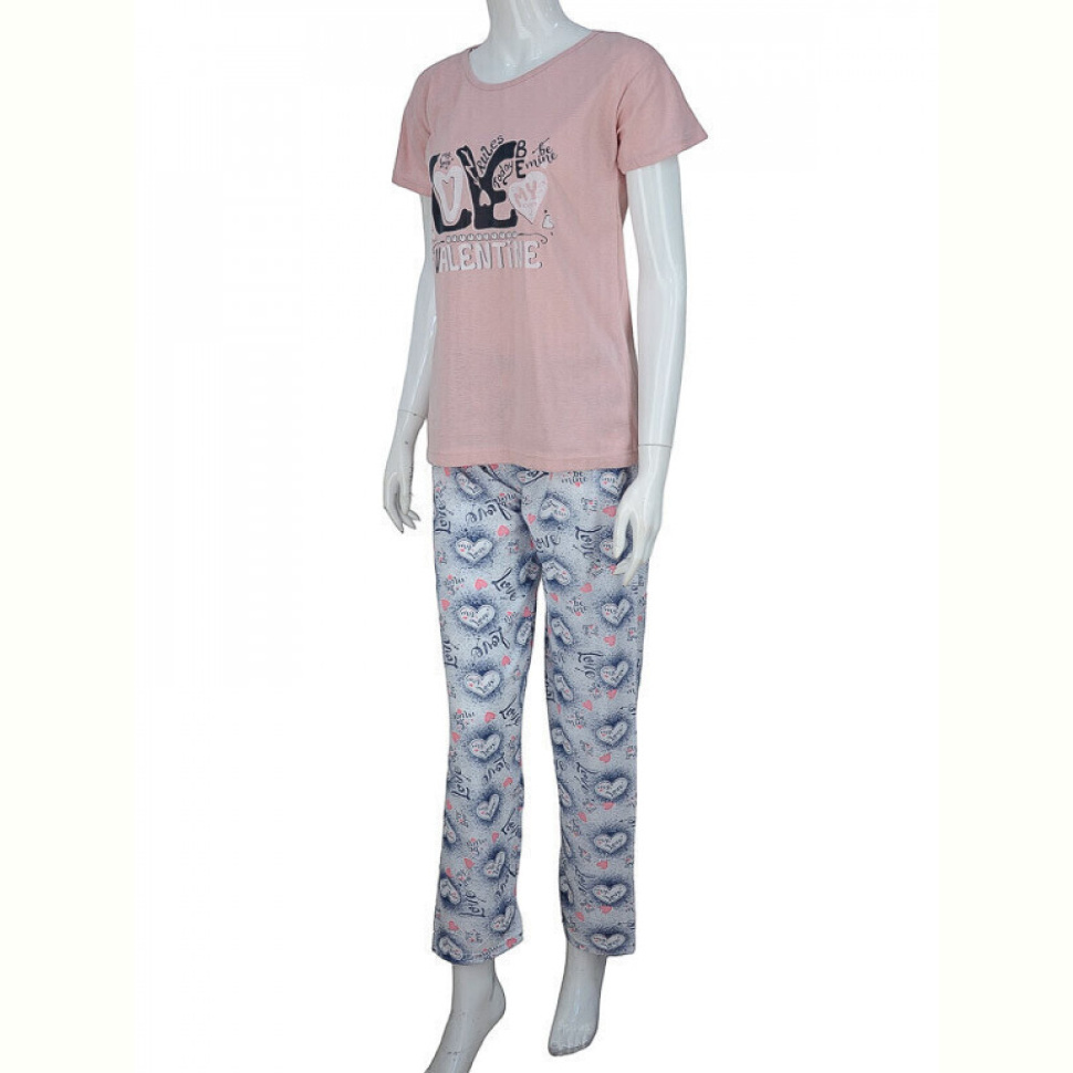 Пижама Obuvok 2523 pink (04049) Пижама Obuvok 2523 pink (04049)