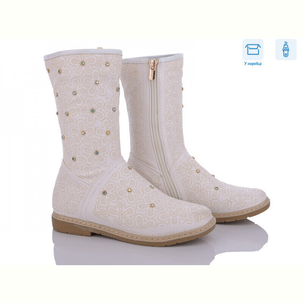 Ботинки Style-baby-Clibee H202 white Ботинки Style-baby-Clibee H202 white