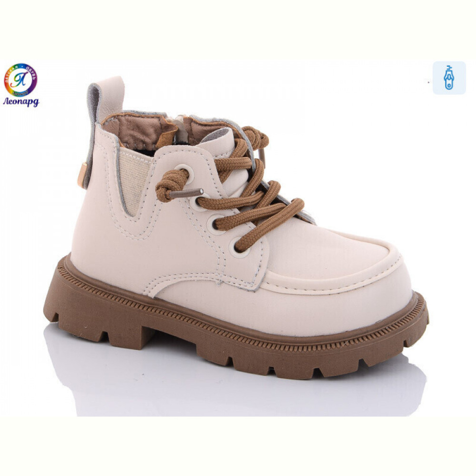 Ботинки Леопард F8612 beige