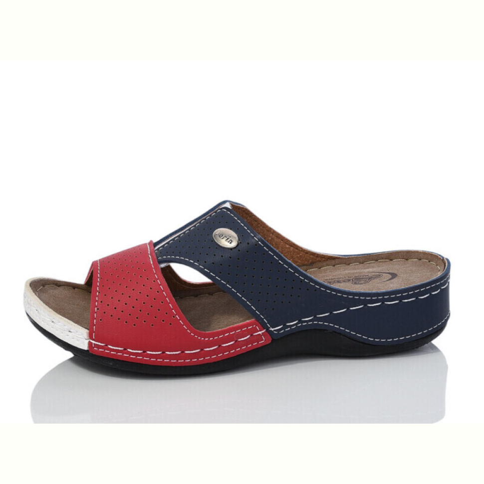 Шлепки Sali-2 D411 navy-red Шлепки Sali-2 D411 navy-red