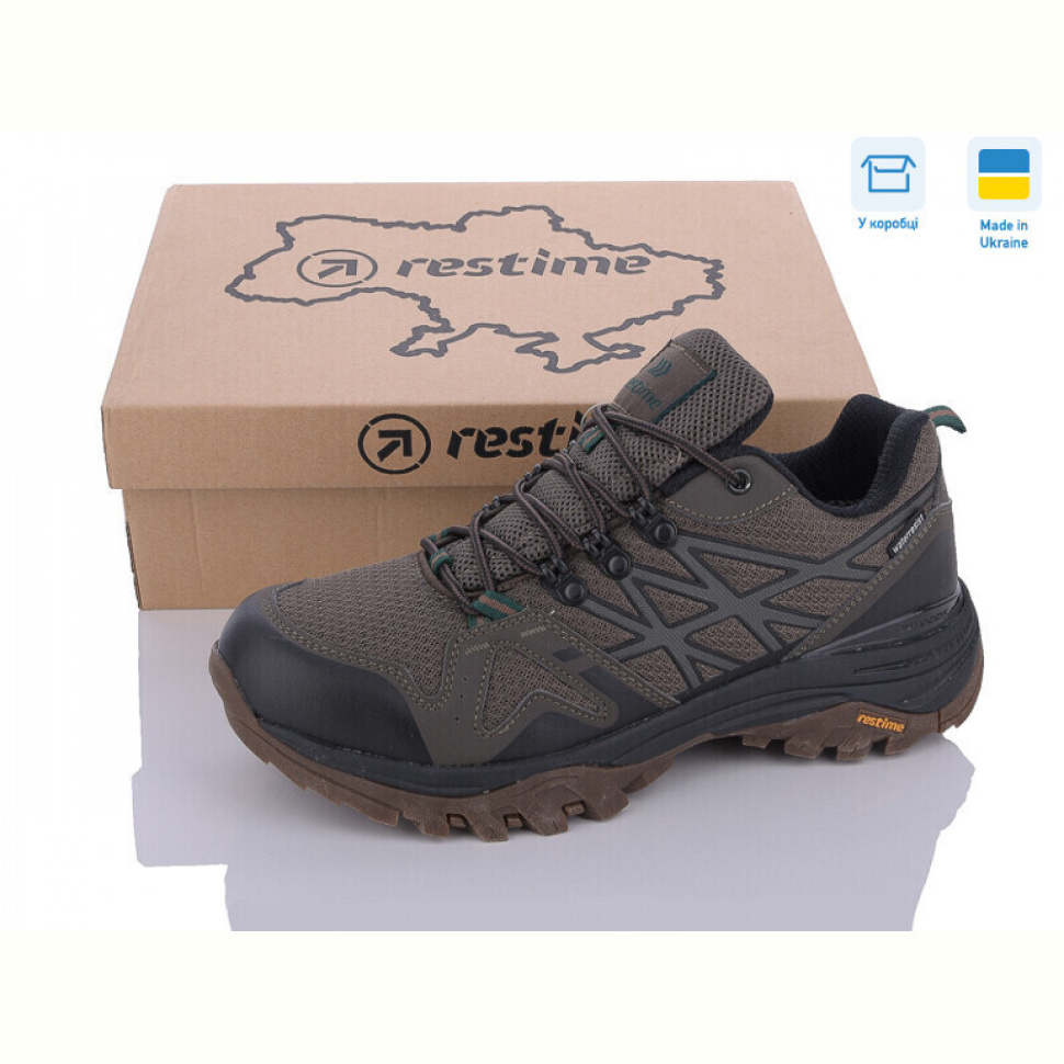 Кроссовки Restime OMB24050 khaki