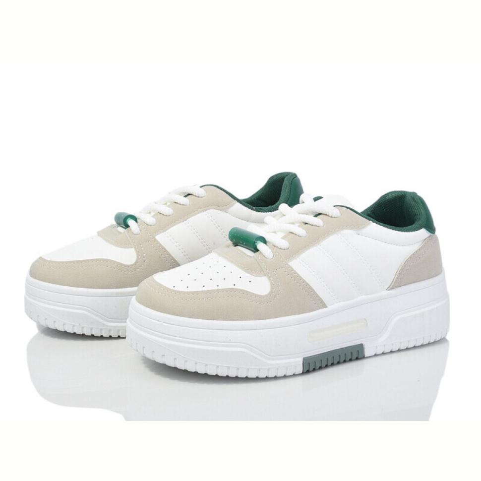 Кроссовки Violeta 20-1060-4 white-green