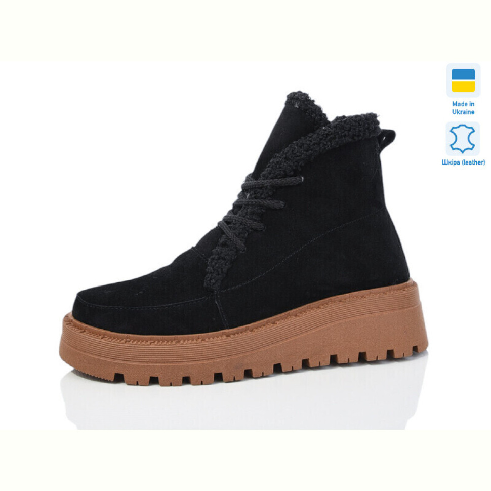 Ботинки Sali 2215 чорний з. кор-п. зима