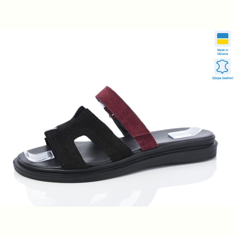 Шлепки Sali 1501-1 бордо з. Шлепки Sali 1501-1 бордо з.