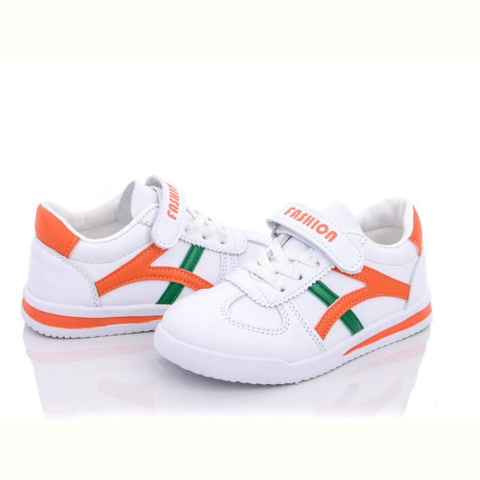 Кроссовки Violeta Y69-A01 white-orange