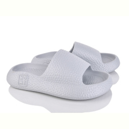 Шлепки Захар-Gold 2023-8 grey піна