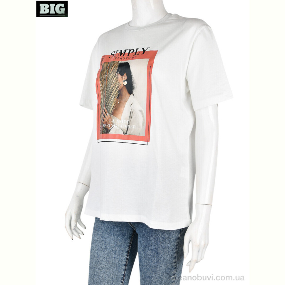 Футболка BIG 4049-05-2 white