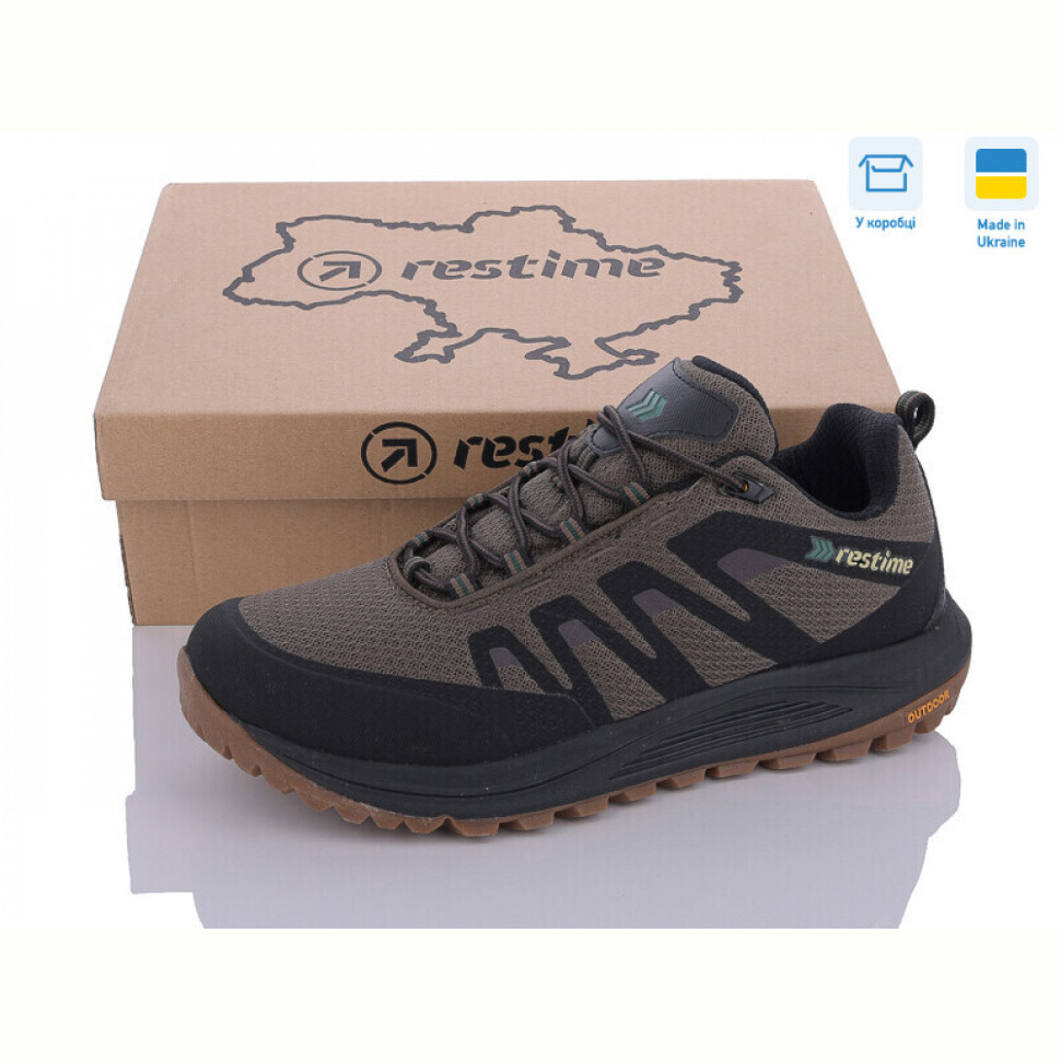 Кроссовки Restime OMB24051 khaki