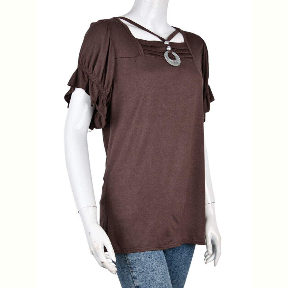 Футболка Obuvok B0109-4 (10924) brown Футболка Obuvok B0109-4 (10924) brown