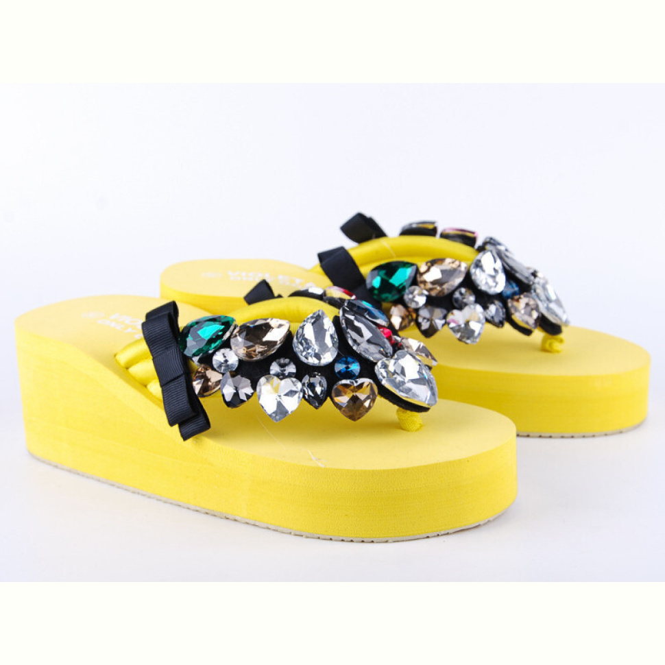 Шлепки Violeta 110-1 yellow уцінка