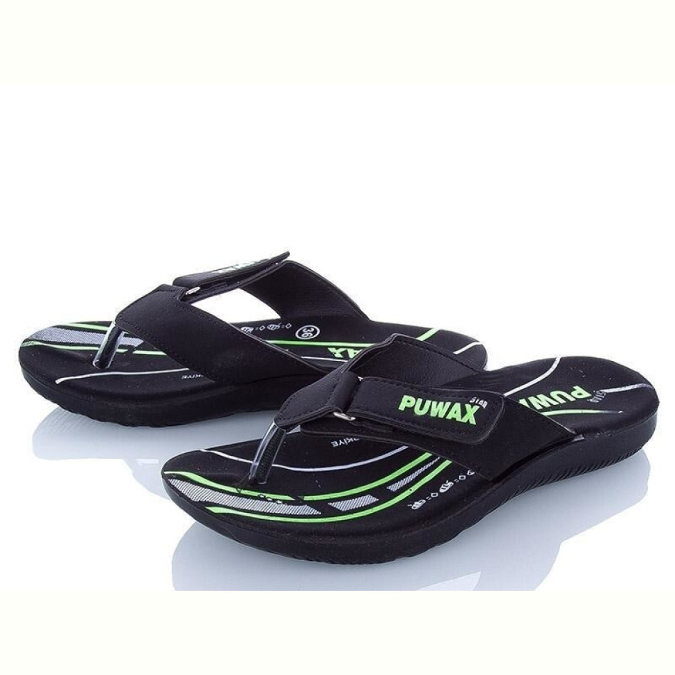 Шлепки DeMur A6101 green