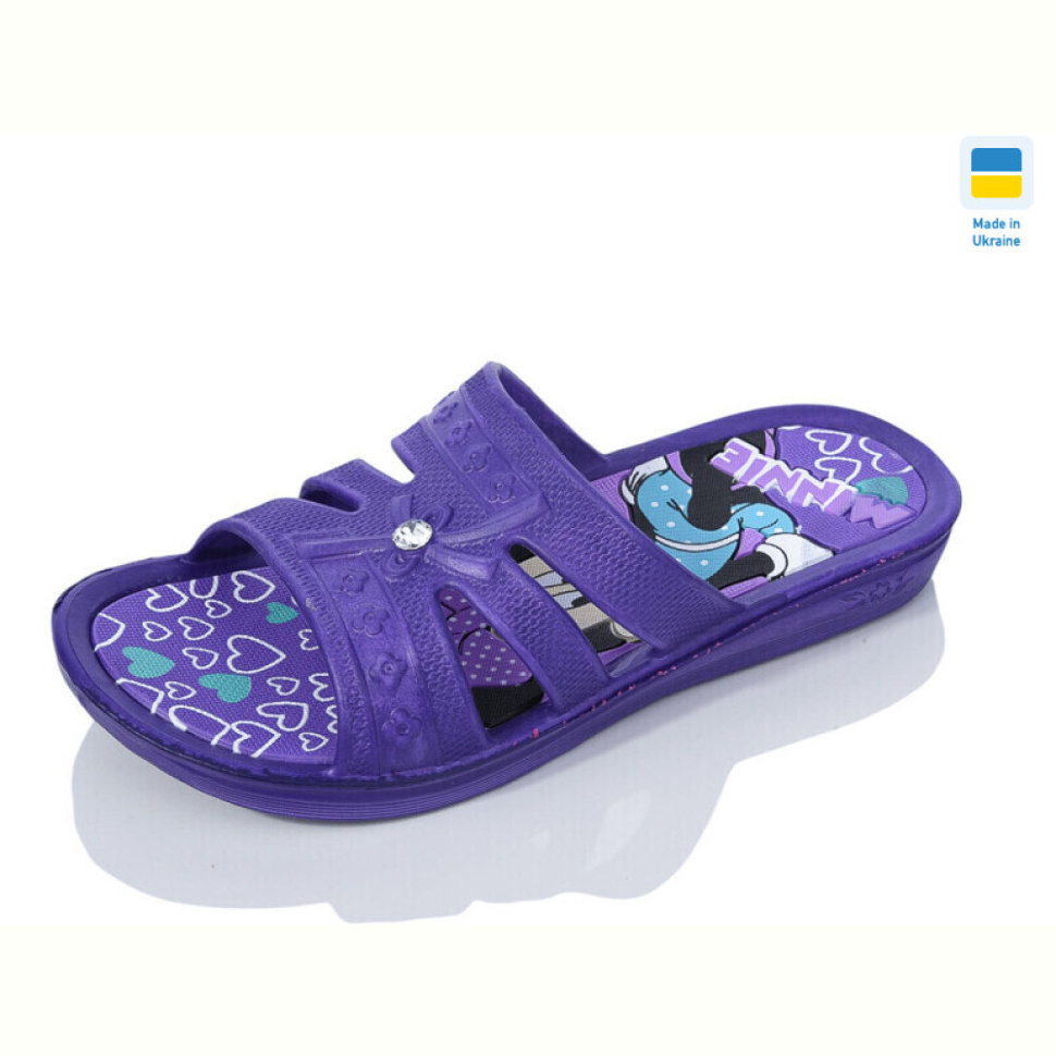 Шлепки SANLIN 2 Мікі бузок