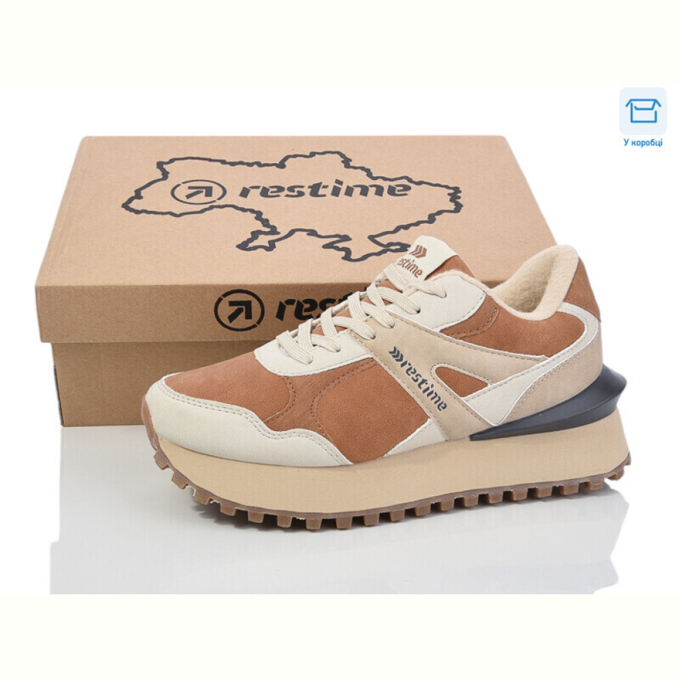 Кроссовки Restime RWZ24233 beige