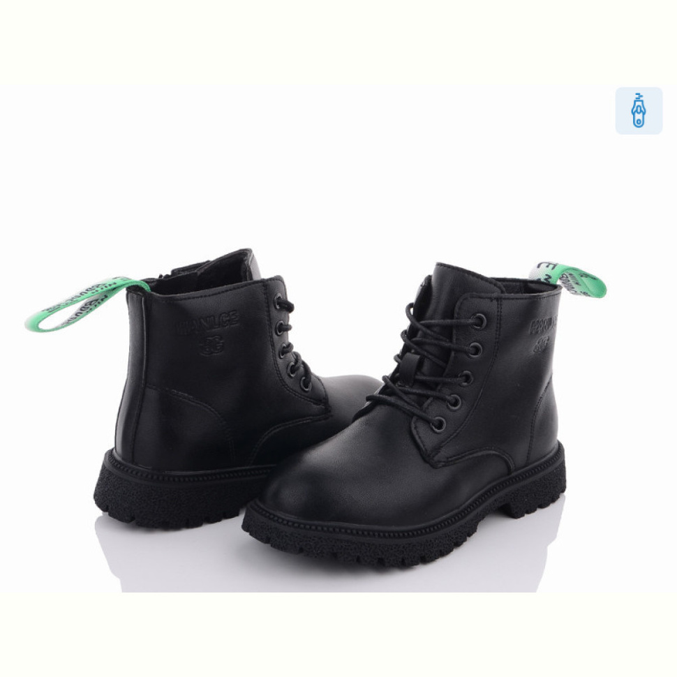 Ботинки Violeta Y90-0279B black-green Ботинки Violeta Y90-0279B black-green