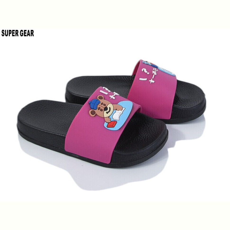 Шлепки Super Gear S901-2 fuxia