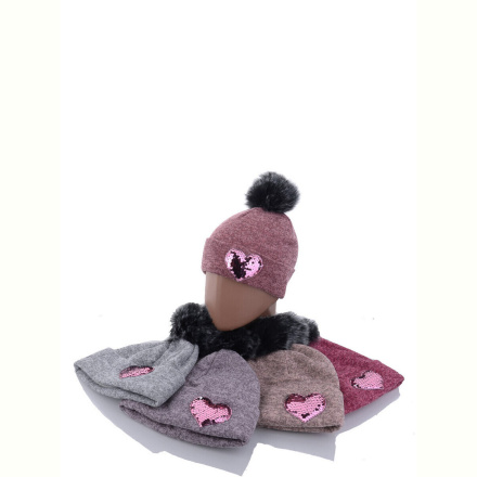 Шапка Red Hat KA981 mix фліс